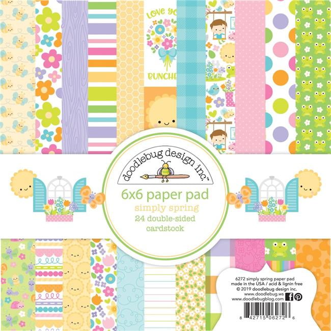 Multicolor Doodlebug Double-Sided Paper Pad