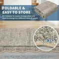 thumbnail image 6 of Scalloped Washable Runner Rug 2x8 Runner Modern Non Slip Kitchen Rugs Entryway Rug Farmhouse Soft Bathroom Rugs Stain Resistant Carpet for Hallway Laundry Bedroom 2'x8' Greyish Brown, 6 of 9