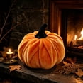 thumbnail image 5 of Qocolcyl Fabric Artificial Pumpkins, Cloth Fake Pumpkins for Halloween Thanksgiving Decor, Soft Cloth Pumpkins , Fall Decorations, Indoor Covered Outdoor Home Table Mantel Cabinet Party Decor, 5 of 7