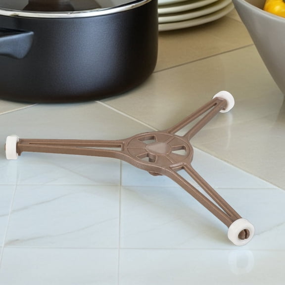 ELAYARD Microwave Oven Turntable Replacment Light Brown Plastic 1Pcs