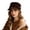 Coffee, variant on Retro Deer‑Skin Suede Newsboy Cap Strap Design Flat Brim Hat Punk Street‑Wear Daily Outdoor Decorative Head‑Accessory