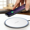 thumbnail image 4 of Fast 15W Wireless Charger for Motorola Moto G Power 5G (2025) - Charging Pad Slim Quick Charge White, 4 of 6