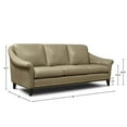 thumbnail image 6 of Hello Sofa Home Sienna Mid-Century Modern Top Grain Leather Sofa in Beige, 6 of 10