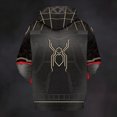 thumbnail image 4 of Adults Spider Graphic Hoodie, Loose Fit Long Sleeve Drawstring Hooded Pullover Sweatshirt with Pocket for Fall Winter Streetwear, Gray, 2XL, 4 of 4