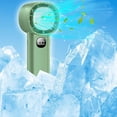 thumbnail image 2 of Ohufall Rechargeable Handheld Mini Fan USB Powered Silent Powerful Small Cooling Fan For Travel And Office, 2 of 4