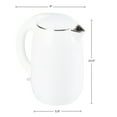 thumbnail image 6 of Classic Cuisine New 1.8L Electric Kettle - Auto-off Rapid Boil Water Heater, White, 6 of 6