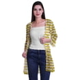 thumbnail image 2 of Moomaya Viscose Georgette Printed Short Shrug Long Sleeves Cardigans For Women, 2 of 5