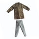 thumbnail image 1 of Gabardina y pantalones de moda 1/12, 2 piezas, disfraz, ropa en miniatura, ropa de muñeca hecha a mano para figuras de 6 ", accesorios corporales, 1 of 9