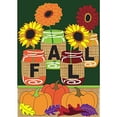 thumbnail image 2 of Magnolia Garden Flags 1104 13 x 18 in. Fall Mason Jars Burlap Outdoor Garden Flag, 2 of 3
