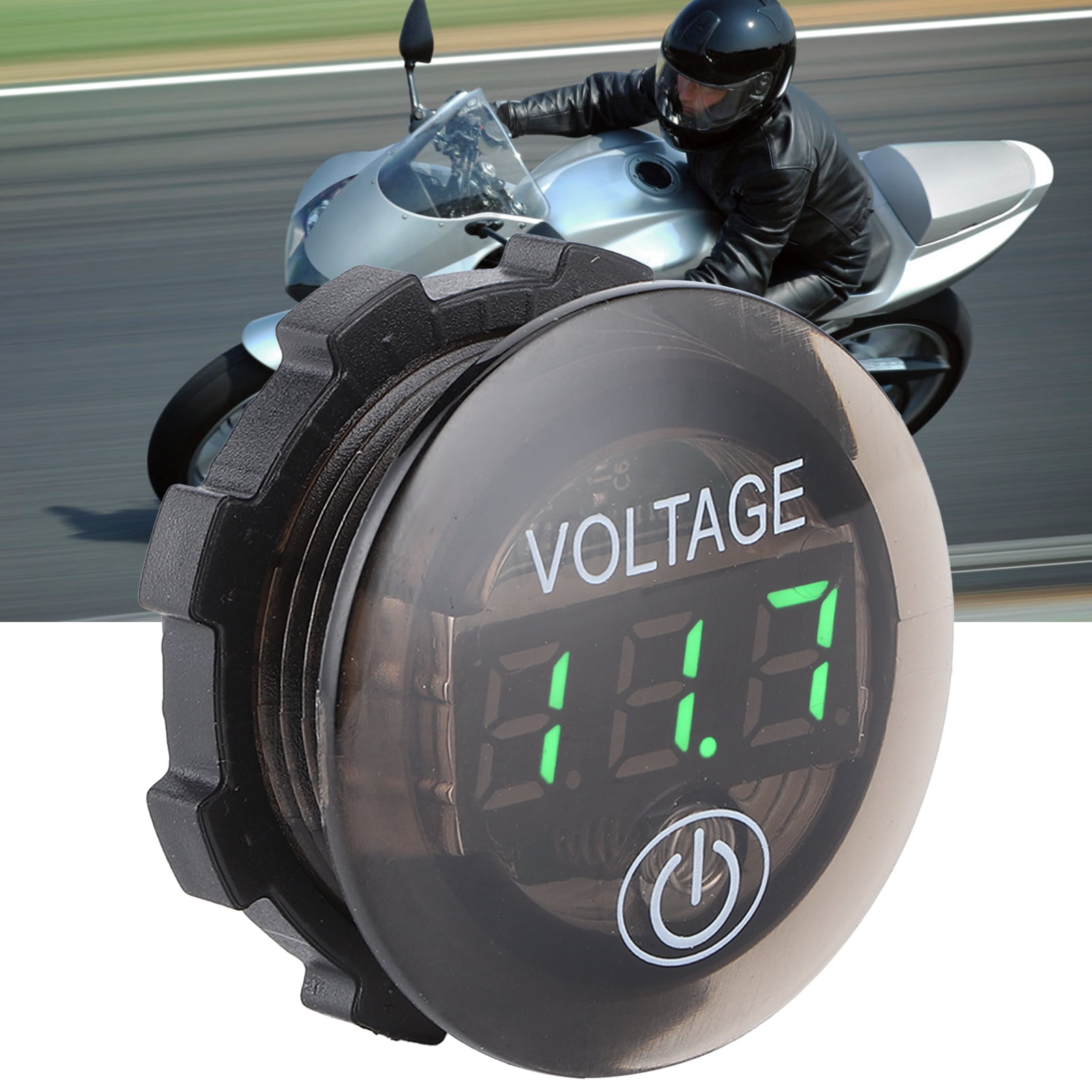 Buy ANGGREK Universal LED DC Digital Voltmeter Voltage Meter Car