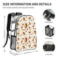 thumbnail image 4 of Rocae Squirrel for 16inch Clear Backpack Transparent School Backpack for Women Men, Capacity Clear Bag for College, Travel, 4 of 7