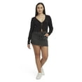 thumbnail image 3 of Mills by Millie Bobby Brown Women's Long Sleeve Crop Cardigan, Sizes XXS-XXL, 3 of 9