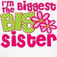 thumbnail image 3 of CafePress - Biggest Sister Pink Green2 T Shirt - Light T-Shirt Kids XS-XL, 3 of 4