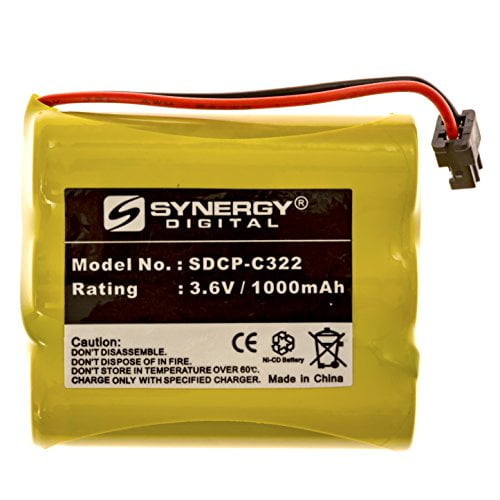 Radio Shack 23193 Cordless Phone Battery NICD, 3.6 Volt, 1000 mAh