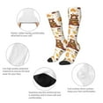 thumbnail image 6 of Bingfone Compression Socks For Women And Men Long Socks For Running Athletic Cycling Nurse-Cute Bee Honey Jar Hive Bear, 6 of 9