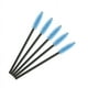 thumbnail image 1 of Zhuge 100 piezas de cepillos desechables para rímel de pestañas, para extensiones de pestañas, cejas y maquillaje (varilla negra y cabeza azul), 1 of 2
