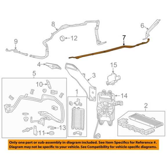 Chevrolet GM OEM 15-18 Corvette 6.2L-V8 Transmission Oil-Cooler pipe 84007064