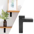 thumbnail image 5 of 6 Pcs Adjustable Wood/Glass Shelf Bracket Wall Mount Heavy Duty Floating Brackets for 3-28mm Thick Shelves, 5 of 5