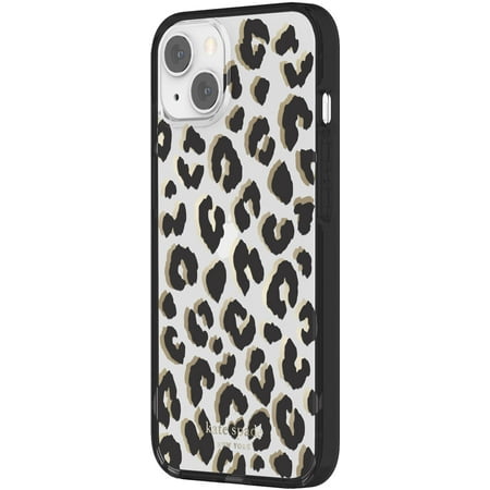 kate spade new york - Protective Hardshell Case for iPhone 13 - Leopard