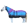 thumbnail image 2 of Challenger Horse Light Summer Spring Airflow Mesh Fly Sheet Removable Neck Galaxy 73157, 2 of 5