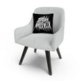 thumbnail image 3 of White Spooky Metal Halloween By Abc 16 X 16 Decorative Throw Pillow, 3 of 4