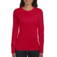 thumbnail image 2 of Gildan Ladies Fit L/S ChryRed, 2 of 2