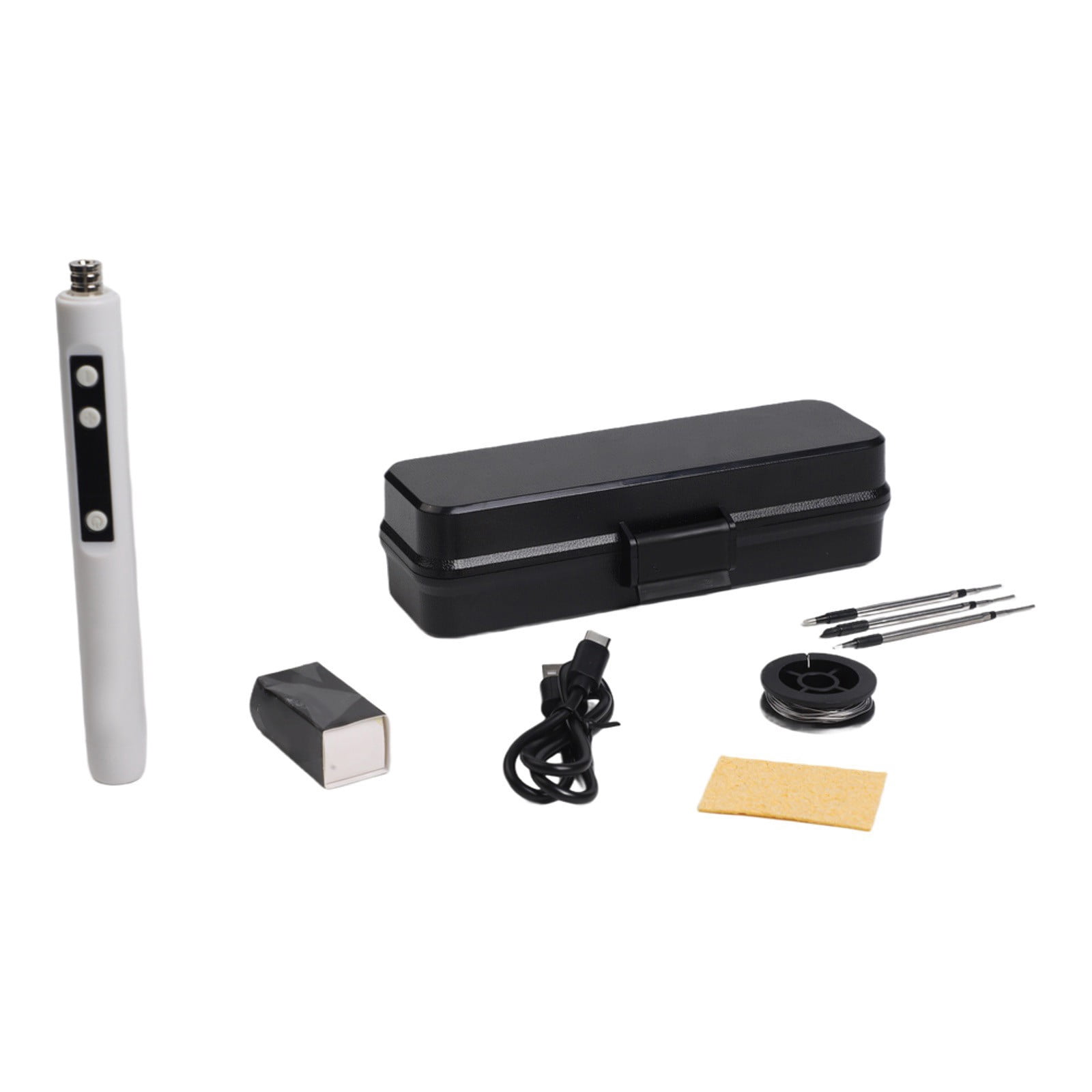 Cordless USB Rechargeable Soldering Iron Kit with LCD & Adjustable Temperature