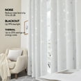 thumbnail image 4 of Deconovo Grayish White 52 x 63 inch, Room Darkening Grommet Window For Living Room, 2 Panels, 4 of 6