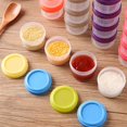 thumbnail image 6 of TAROFISH 35 Ml Small Food Container with Lid, 4-Piece Set, 1 Cup Capacity Reusable Food Container with Screw Cap, Suitable for Preparing Small Portions of Food., Orange, 6 of 13
