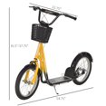 thumbnail image 3 of Patinete Juvenil ECARPATEYE con Manillar Ajustable Naranja, 3 of 7