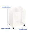 thumbnail image 1 of S SERENABLE Fitness Equipment Organizer Yoga Mat Storage Rack Practical Home Gym Storage Rack for Yoga Strap Kettlebells Resistance Bands White, 1 of 7