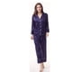 thumbnail image 3 of Gibobby Conjunto pijama mujer invierno Pijamas para mujer, conjunto de pijamas para mujer, pijamas de talla grande para mujer, tirantes de encaje para mujer(Azul oscuro,XL), 3 of 4