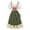 Army Green, variant on Womens Apron Dresses For Women Oktoberfest Costumes Multiple Color Schemes Square Collar Short Sleeves Dirndl Dresses German Dresses Festival Bavarian Costume Beer Carnival Women Party Dresses