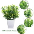 thumbnail image 4 of Muchenggift Mini Potted Plants 10.2” Artificial Greenery Plant(4 Count), 4 of 4