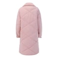 thumbnail image 4 of Vedolay Women's Winter Warm Coats Long Sleeve Crochet Knit Shrug Open Front Button Up Tops Pink,S, 4 of 4