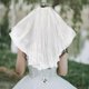 thumbnail image 5 of Diadema de novia con velo para boda, tocado de novia, accesorios de novia para despedida de soltera y despedida de soltera, 5 of 7