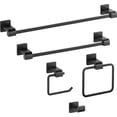 thumbnail image 2 of Delta Faucet 77525-BL Barre à Serviettes Double Ara, 24 Po, Noir Plat, 2 of 3
