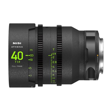 NiSi 40mm  Athena Prime Full Frame Cinema Lens T1.9 (E Mount)