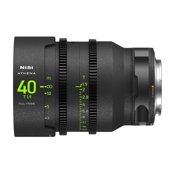 NiSi 40mm  Athena Prime Full Frame Cinema Lens T1.9 (E Mount)