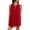 Red, variant on Women Summer Fall Leisure Holiday Style Solid Color Lace Up Sleeveless Skirt With Compression For Children Versatile Skirts