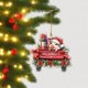 thumbnail image 5 of Adornos navideños, regalos navideños, divertido cerdito rojo de coche, colgante navideño 2D, colgante navideño, colgante para coche, colgantes acrílicos, 5 of 5