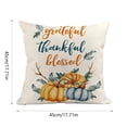 thumbnail image 3 of Halloween Pumpkin Maple Collection Pillowcase Sofa Bedroom Cushion Pillow Set, 3 of 6