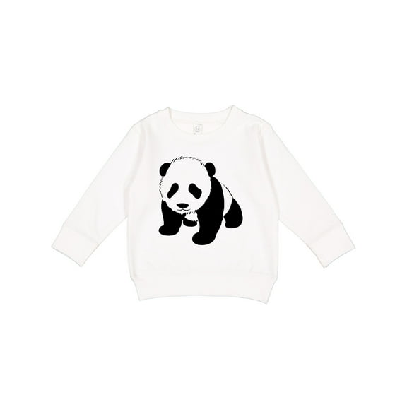 Inktastic Panda Bear Toddler Sweatshirt