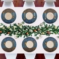 thumbnail image 7 of Ryvnso Heart with Boho Pattern Round Plate Mats Dining Table Placemat Set of 4 for Holiday Decoration, 7 of 7