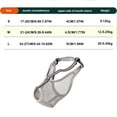 thumbnail image 3 of Dog Muzzle, Breathable Adjustable Dog Mouth Cover with Reflective Straps, Anti Bite Anti Bark Anti Scavenging Pet Muzzle for Small Medium Large Dogs, Grooming Training Walking Travel, 3 of 6