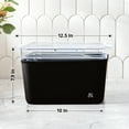 thumbnail image 3 of Greater Goods 12 Quart Sous Vide Container with Lid and Rack, Protective Sleeve - Onyx Black, 3 of 8