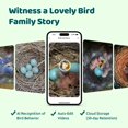 thumbnail image 3 of Birdfy Ebony Solar Powered Smart Bird House with Camera and AI Identification, 3 of 9