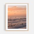 thumbnail image 2 of Birds & Surfers, St. Augustine Beach - St. Augustine Beach Florida Photography Sunset Ocean Waves Seascape Beach Surf Bird Unframed Wall Art Print 6 x 8 inches, 2 of 13
