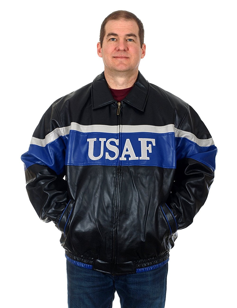 air force one leather jacket
