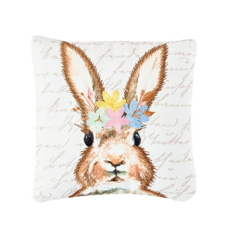 

BNisBM Square Rabbit Face Decorative Pillow Cover Hot-Selling Model